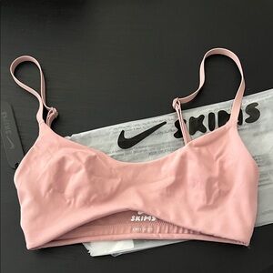 Skims x Nike Pink Bralette
